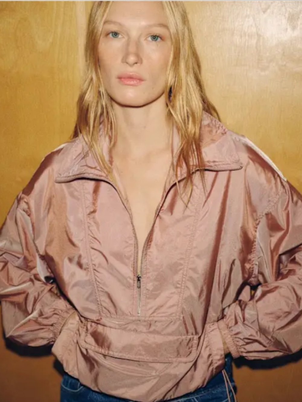 Reformation x Courtney Grow Current Track Windbreaker Jacket
